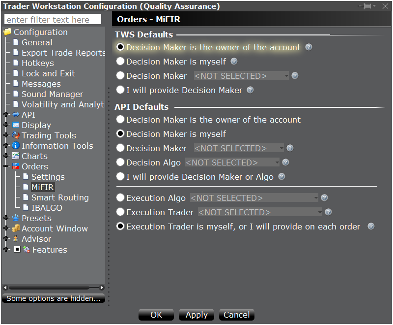 Global Trading Platform - IB Trader Workstation